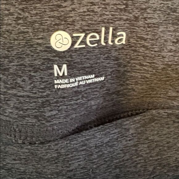 Zella dark Heather gray jogger lounge pants sz M - Picture 6 of 6
